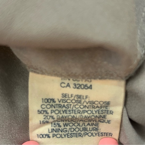 Anthropologie Edme & Esyllte Flurried Plumes Button‎ Skirt Tweed Waist Size 4 - Picture 7 of 7